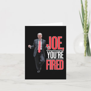 Joe, du är utbränd - Lustigt trumpdancing Meme Kort
