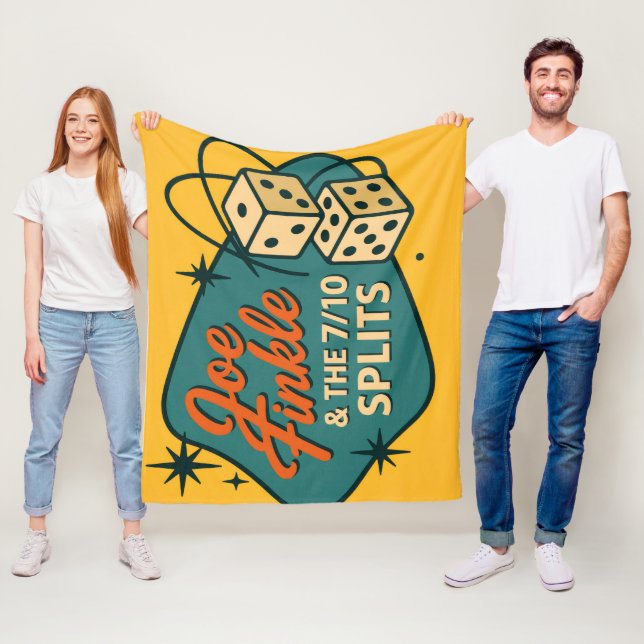 Joe Finkle & The 7/10 Splits Rockin' Blanket Fleecefilt (På plats)