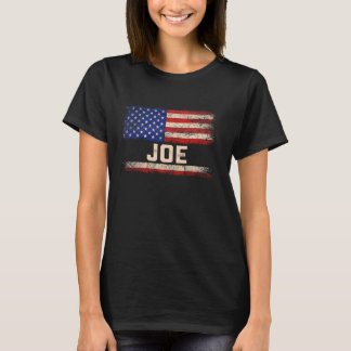Joe First Namn Shirt Joe Namn American Flagga T