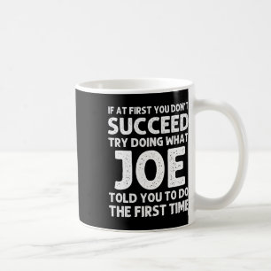 Joe Gift Namn Personlig Birthday Funny Christma Kaffemugg