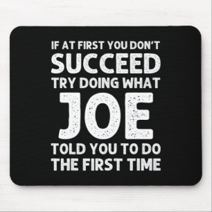 Joe Gift Namn Personlig Birthday Funny Christma Musmatta