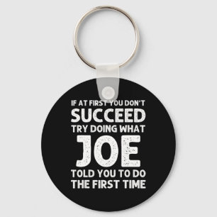 Joe Gift Namn Personlig Birthday Funny Christma Nyckelring