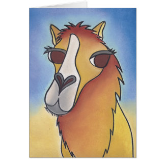 Joe inget - röka kamlet av Robyn Feeley Hälsningskort