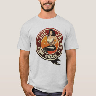Joe jack hydda för fisk tee shirt