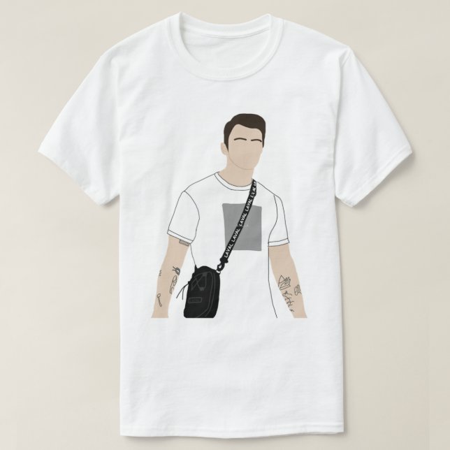 JOE JONAS X LAVAL T SHIRT (Design framsida)