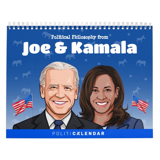 Joe & Kamala Politiskt humor Calendar Kalender (Omslag)