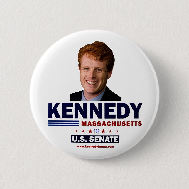 Joe Kennedy för U.S. Senate 2020 Knapp (Framsida)