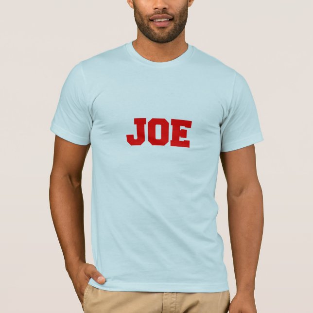 Joe Mamma Red och Blue Tee (Framsida)