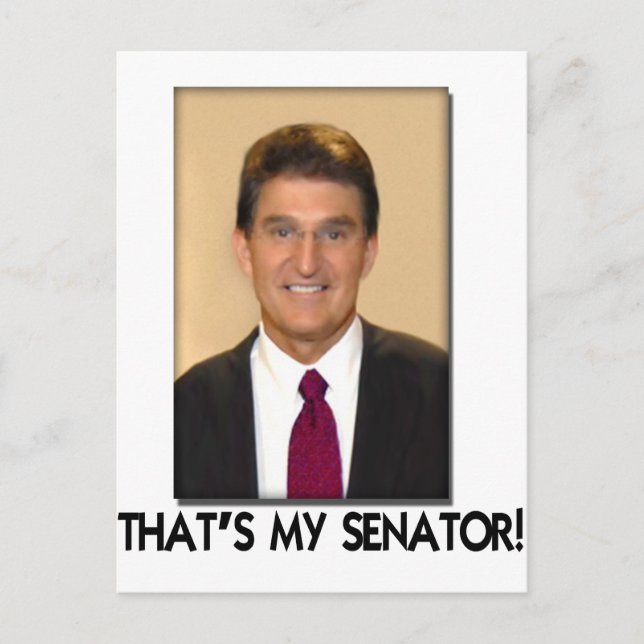 Joe Manchin, det är min senator! Vykort (Framsida)