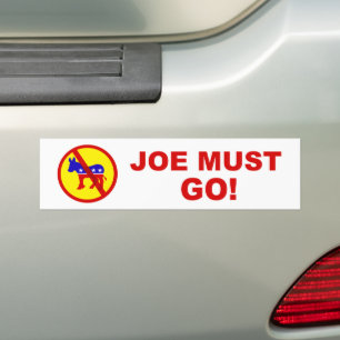 Joe måste gå! bildekal