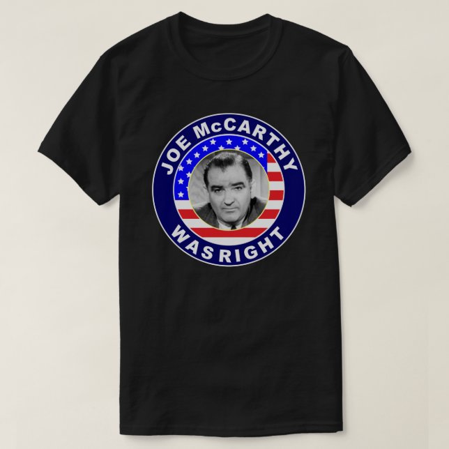 Joe McCarthy var höger... så går brandon Sticker T Shirt (Design framsida)