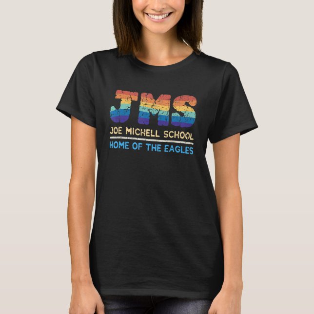 Joe Michell School Rainbow JMS 2022 med IB Learnin T Shirt (Framsida)