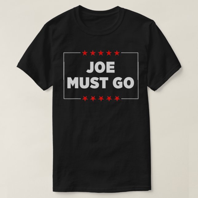 Joe must Go T Shirt (Design framsida)