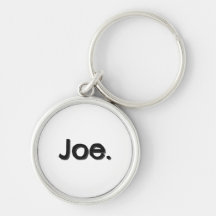 Joe. Namn Ord i svart bokstav på vit