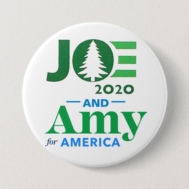 Joe och Amy 2020 Knapp (Framsida)
