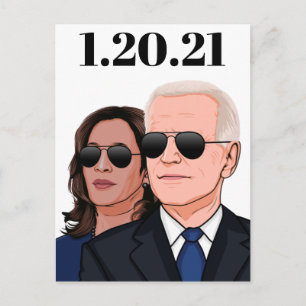 Joe och Kamala Aviators Vykort