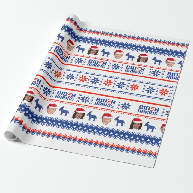 Joe och Kamala jul Presentpapper (Utrullad)