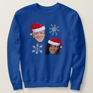 JOE OCH KAMALA SNÖFLINGOR LÅNG ÄRMAD TRÖJA