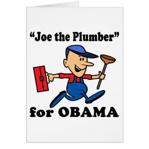 Joe Plumber for Obama Hälsningskort
