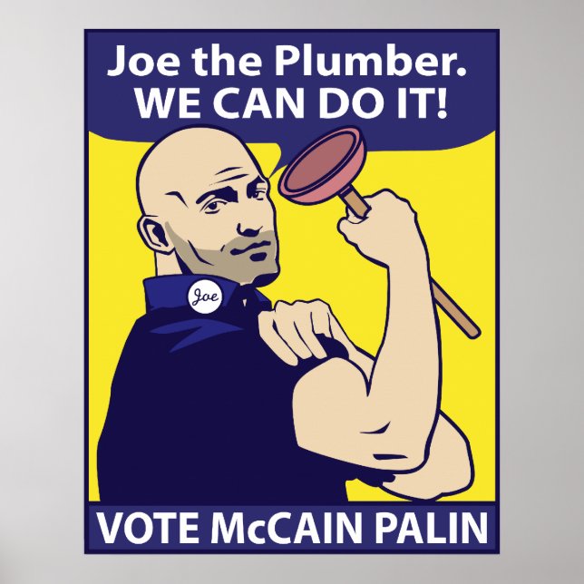Joe Plumber, vi kan göra det. Poster (Framsidan)