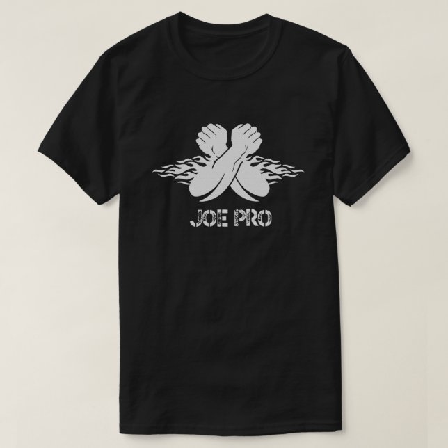 Joe Pro Wrestling Danger har ingen gräns 2 T Shirt (Design framsida)