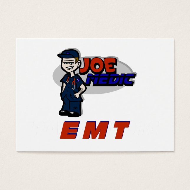 Joe Red EMT Visitkort (Framsidan)