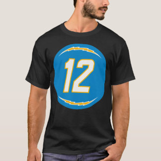 Joe Reed Number 12 Jersey Los Angeles Chargers Ins T Shirt