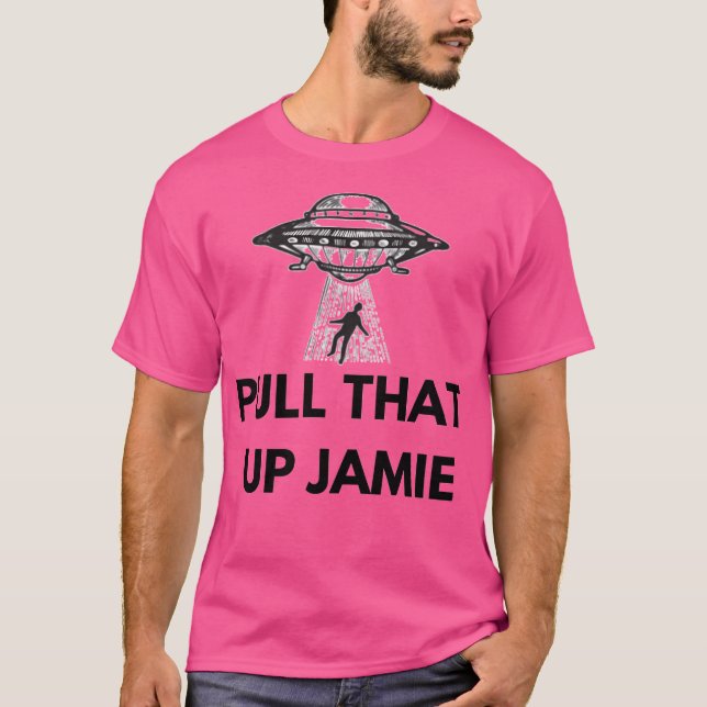 Joe Rogan Experience X27Drag upp Jamiex27 Ufo T Shirt (Framsida)