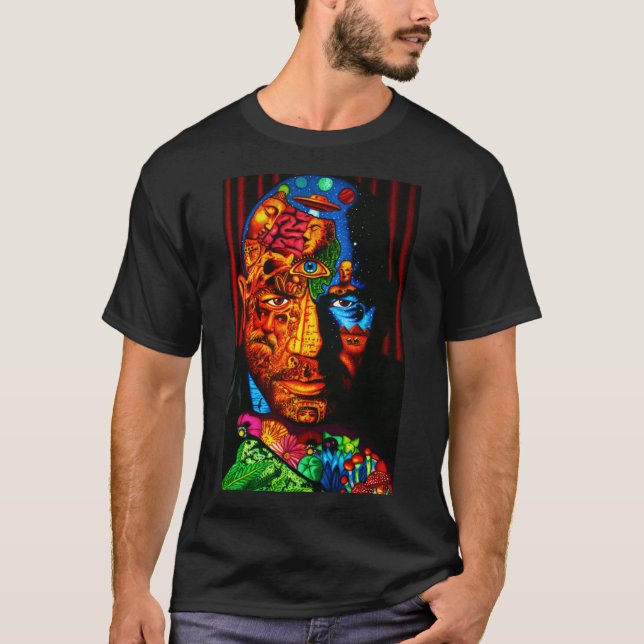 Joe Rogan som kommer ut från Kali Yuga Classic  T Shirt (Framsida)