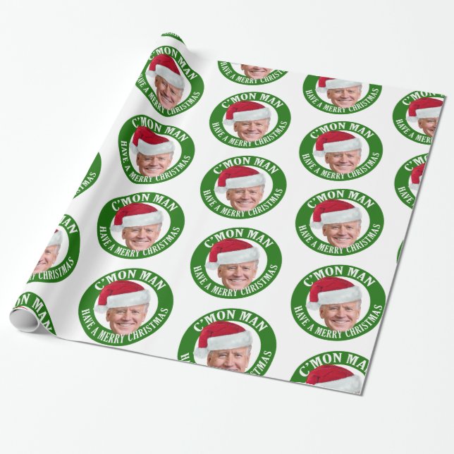 Joe Santa Hat - C'mon Man har en God jul Presentpapper (Utrullad)