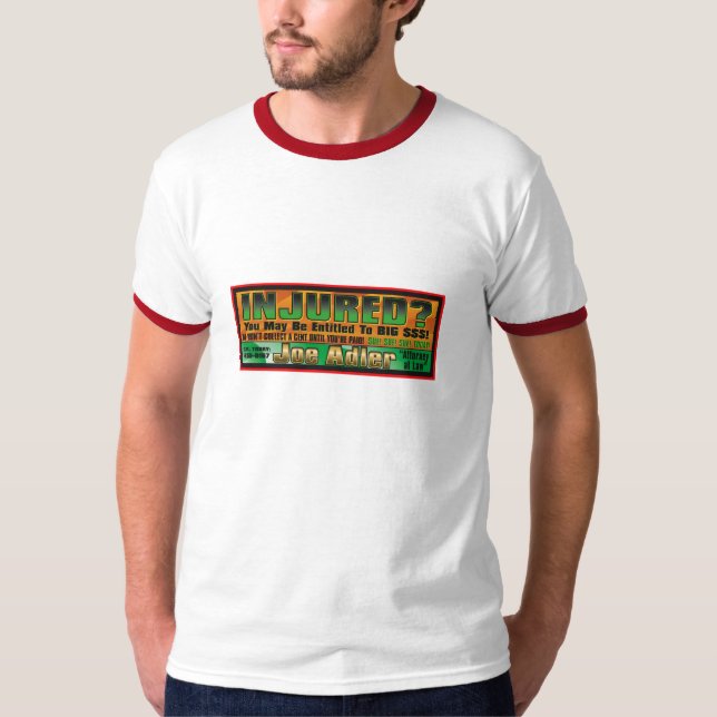 Joe sårada Adler - Tee Shirt (Framsida)