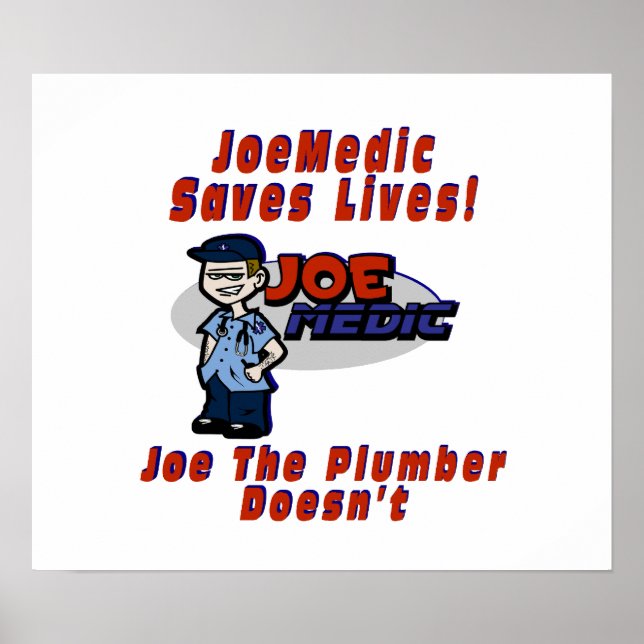 Joe Saves Lives Poster (Framsidan)