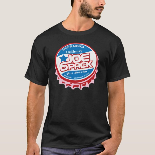 Joe Six Pack T Shirt (Framsida)