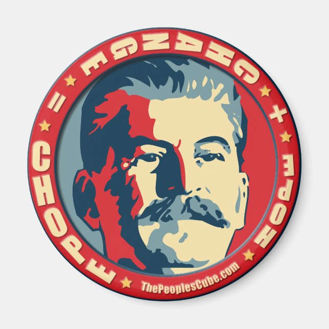 Joe Stalin - farbror: OHP Magnet (Framsidan)