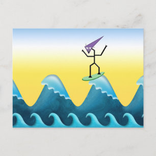 Joe Surfer Vykort