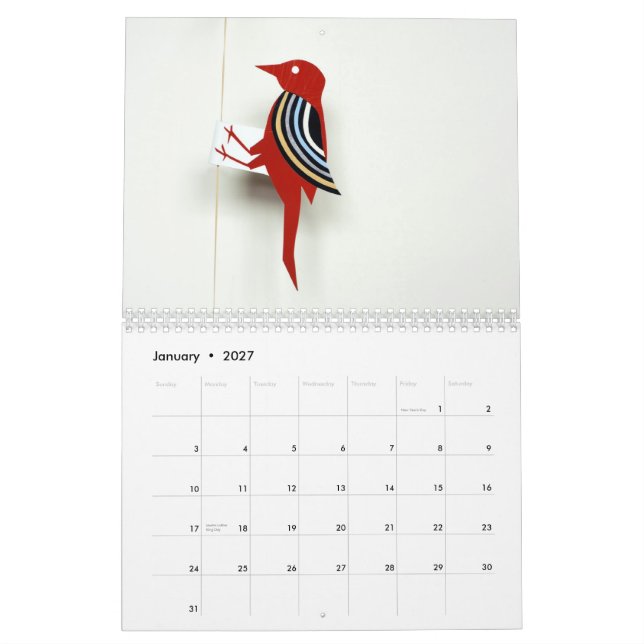 Joel Henriques 2011 modern leksakkalender Kalender (Jan 2027)