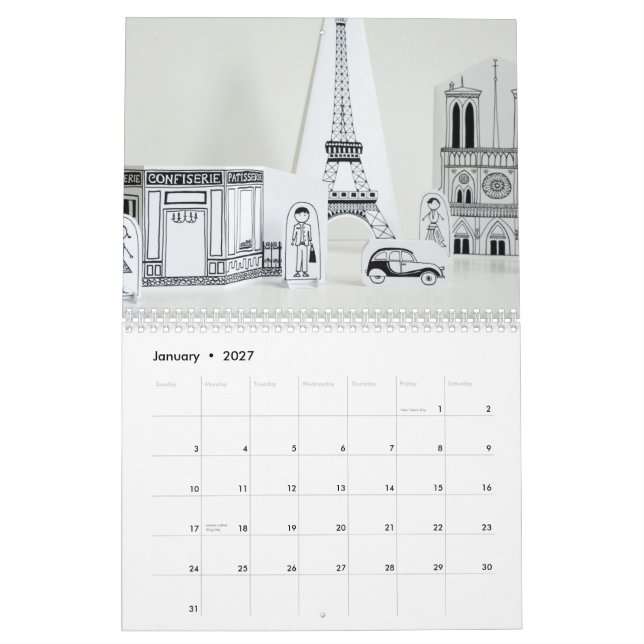Joel Henriques 2012 modern hantverkkalender Kalender (Jan 2027)