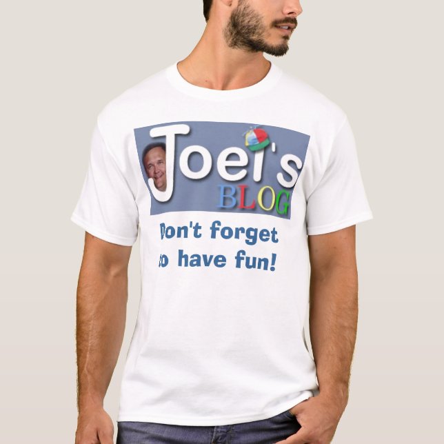 Joels blogg t-shirt (Framsida)