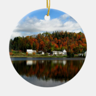 Joes damm - Danville, Vermont Julgransprydnad Keramik
