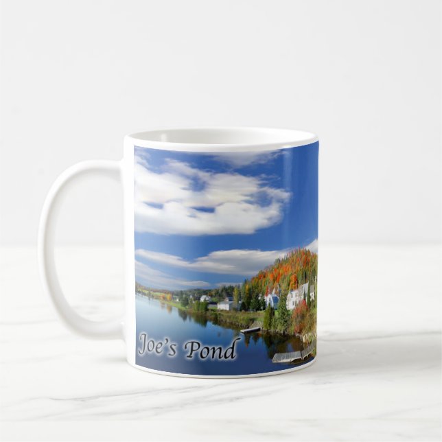 Joes damm, västra Danville, Vermont Kaffemugg (Vänster)