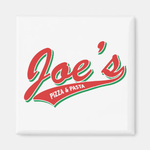 Joes Pizza & pasta Magnet
