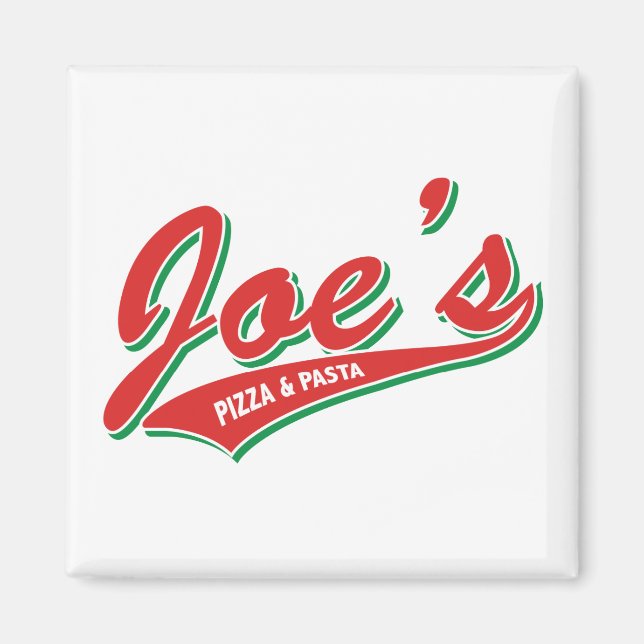 Joe's Pizza & Pasta Magnet (Framsidan)