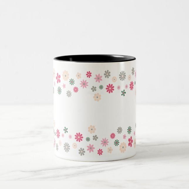 Joets trädgård (linjärt) Två-Tonad mugg (Center)