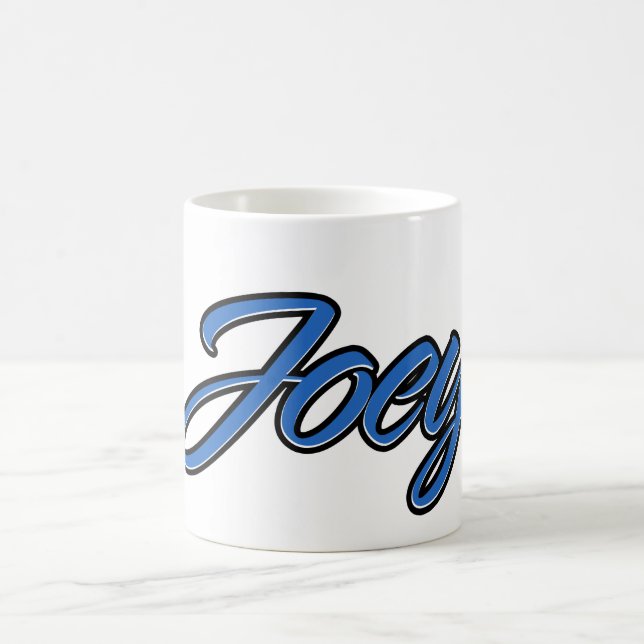 Joey Vorname Name blue Tasse Kaffeetasse Kaffemugg (Center)