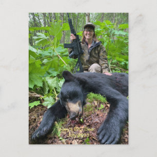 Joey's BIG Alaska Bear Vykort
