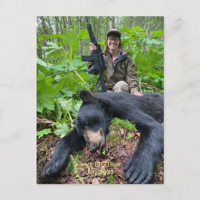 Joey's BIG Alaska Bear Vykort (Framsida)