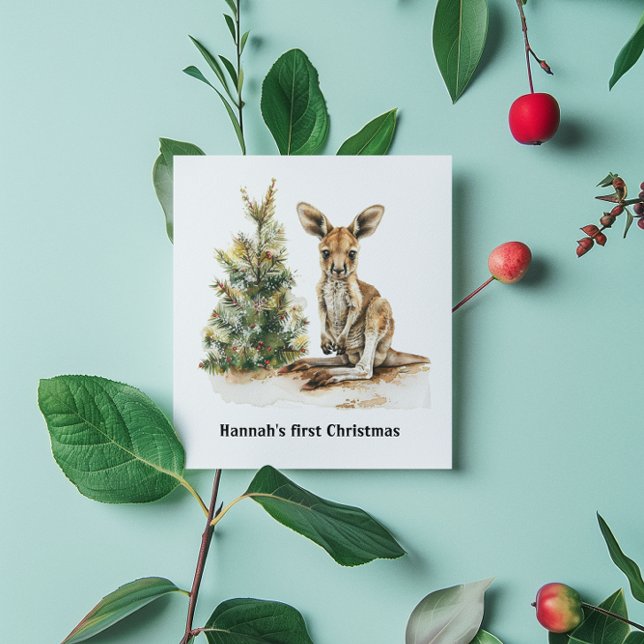 Joey's First jul, anpassningsbar Inbjudningar (Skapare uppladdad)