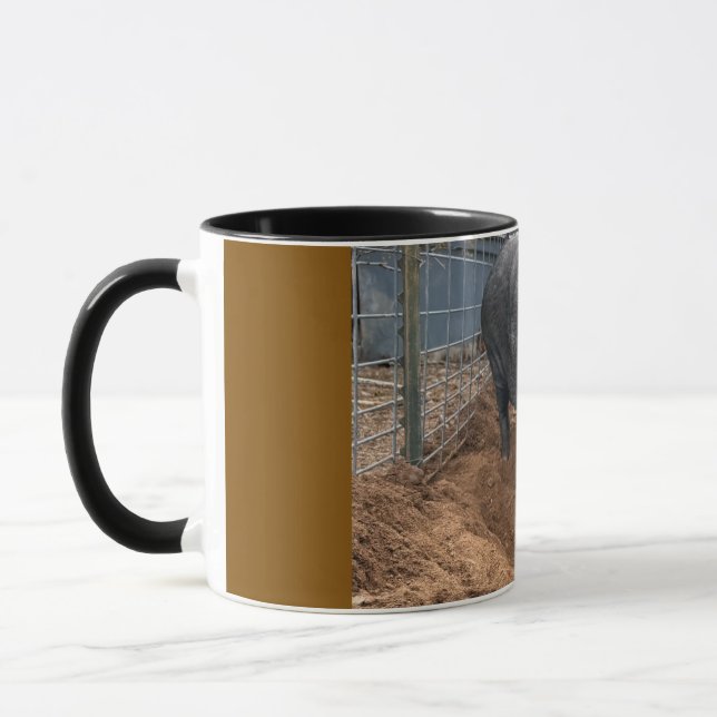 Joey's Morgontur: Dirt First, Coffee Second Mugg (Vänster)