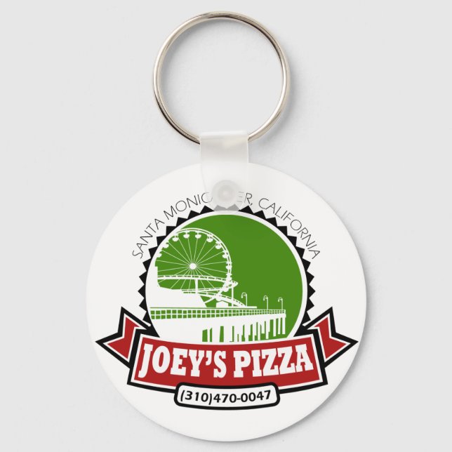 Joey's Pizza Nyckelring (Framsida)