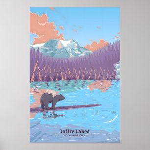 Joffre Lakes Provincial Park Reseskylt Poster